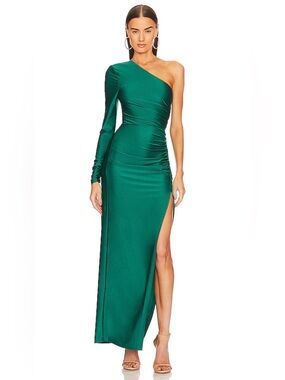Michael Costello X Revolve Green Gilly Maxi Dress